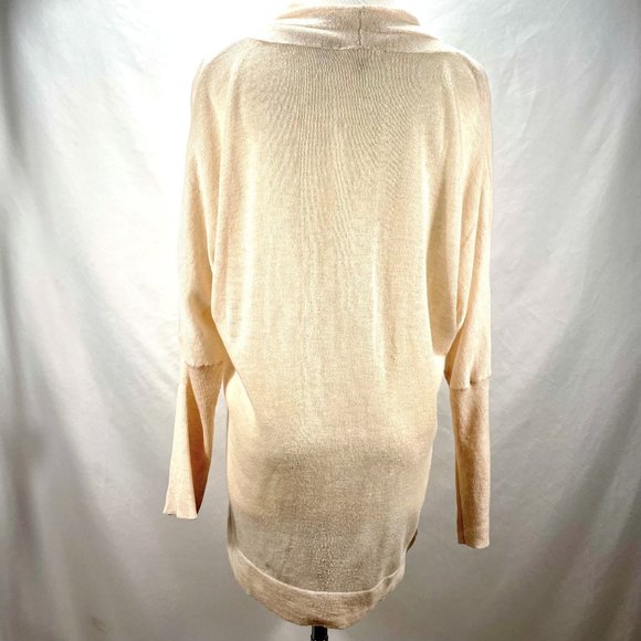 Anthropologie KNITTED & KNOTTED Lightweight Long Sweater Size L Stretch Tunic - Picture 7 of 11